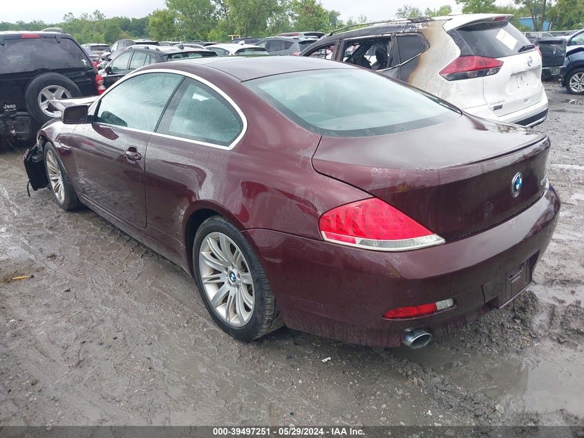 2007 BMW 650I VIN: WBAEH13537CR52136 Lot: 39497251