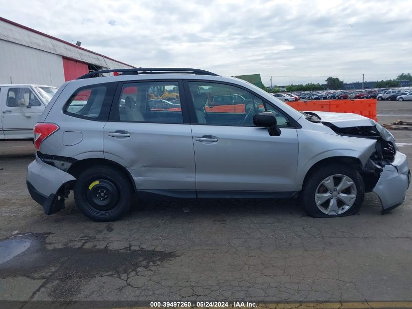2015 Subaru Forester 2.5I VIN: JF2SJABC1FH504507 Lot: 39497260