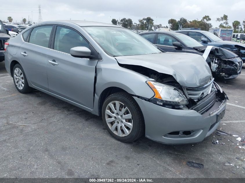 2014 Nissan Sentra Sv VIN: 3N1AB7AP1EY226504 Lot: 39497262