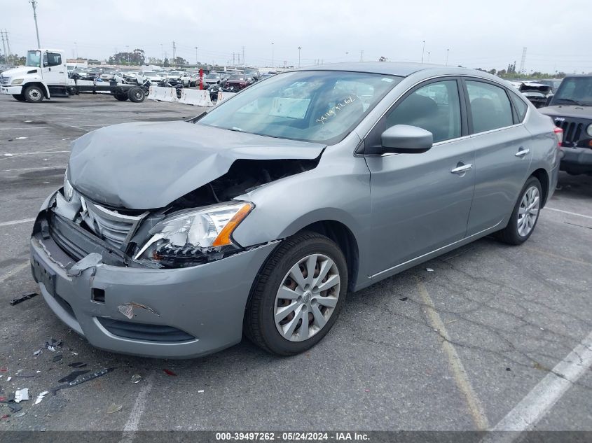 2014 Nissan Sentra Sv VIN: 3N1AB7AP1EY226504 Lot: 39497262