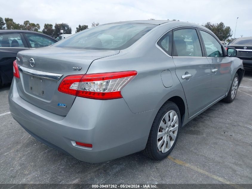 2014 Nissan Sentra Sv VIN: 3N1AB7AP1EY226504 Lot: 39497262