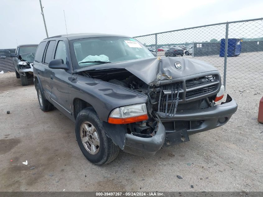 2002 Dodge Durango Sport VIN: 1B4HR38N52F208561 Lot: 39497267