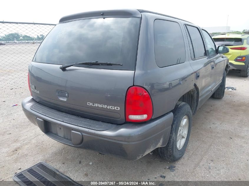 2002 Dodge Durango Sport VIN: 1B4HR38N52F208561 Lot: 39497267