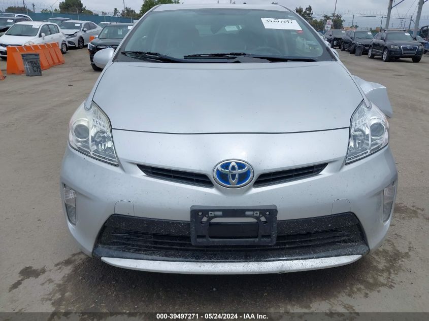 2015 Toyota Prius Three VIN: JTDKN3DU9F1967024 Lot: 39497271