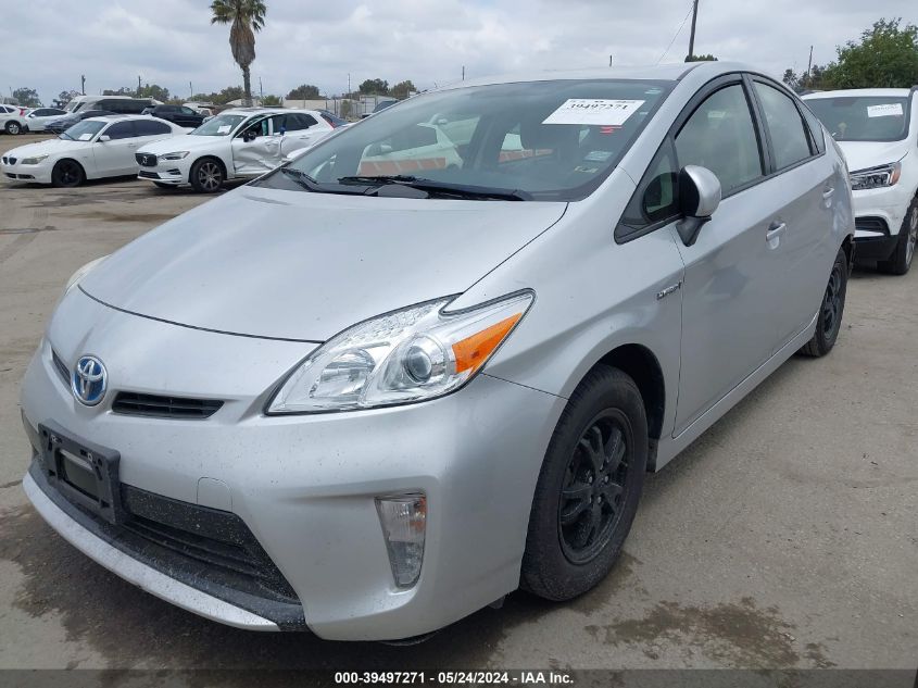 2015 Toyota Prius Three VIN: JTDKN3DU9F1967024 Lot: 39497271