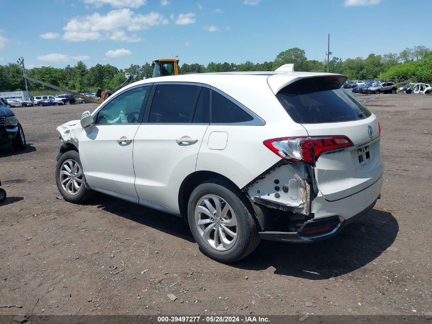 2017 Acura Rdx Acurawatch Plus Package VIN: 5J8TB4H39HL018747 Lot: 39497277