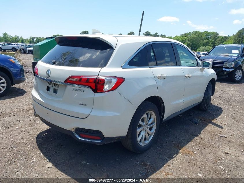 2017 Acura Rdx Acurawatch Plus Package VIN: 5J8TB4H39HL018747 Lot: 39497277