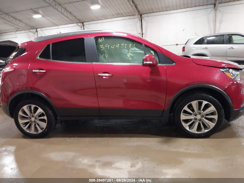 2019 Buick Encore Awd Preferred VIN: KL4CJESB7KB707538 Lot: 39497281