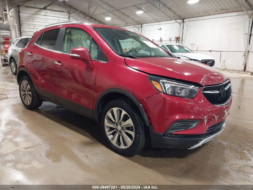 2019 Buick Encore Awd Preferred VIN: KL4CJESB7KB707538 Lot: 39497281