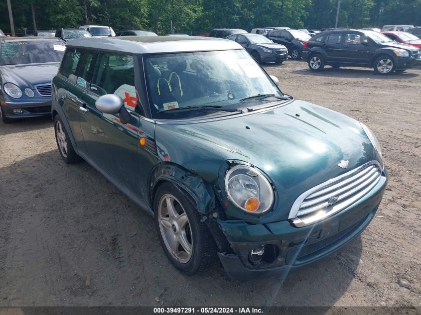 2008 Mini Cooper Clubman VIN: WMWML33568TJ46895 Lot: 39497291