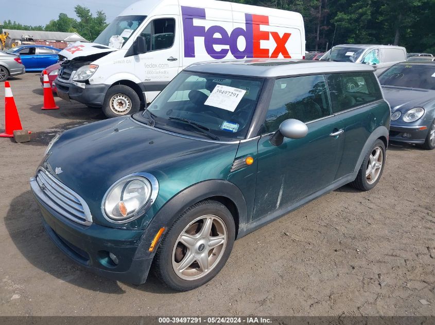 2008 Mini Cooper Clubman VIN: WMWML33568TJ46895 Lot: 39497291