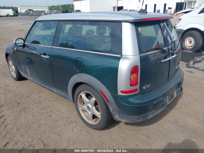 2008 Mini Cooper Clubman VIN: WMWML33568TJ46895 Lot: 39497291