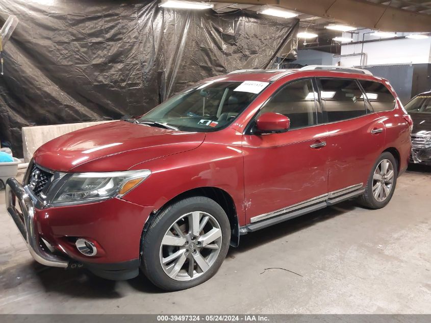 2014 Nissan Pathfinder Platinum VIN: 5N1AR2MM0EC665873 Lot: 39497324