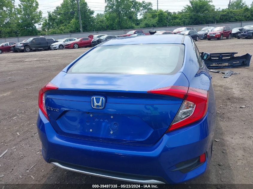 2019 Honda Civic Lx VIN: 19XFC2F68KE016627 Lot: 39497335