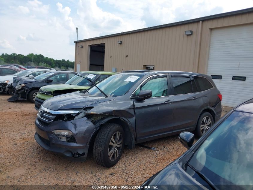 2016 Honda Pilot Ex-L VIN: 5FNYF6H55GB015528 Lot: 39497350