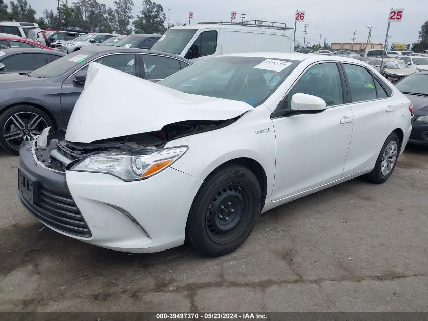 2016 Toyota Camry Hybrid Le VIN: 4T1BD1FK9GU189905 Lot: 39497370