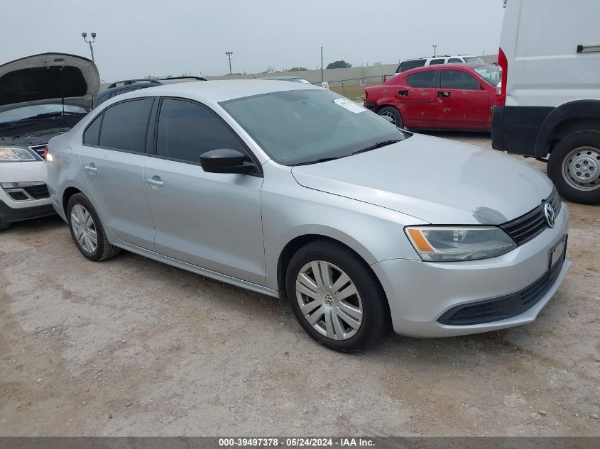 2012 Volkswagen Jetta 2.0L S VIN: 3VW2K7AJ5CM391826 Lot: 39497378