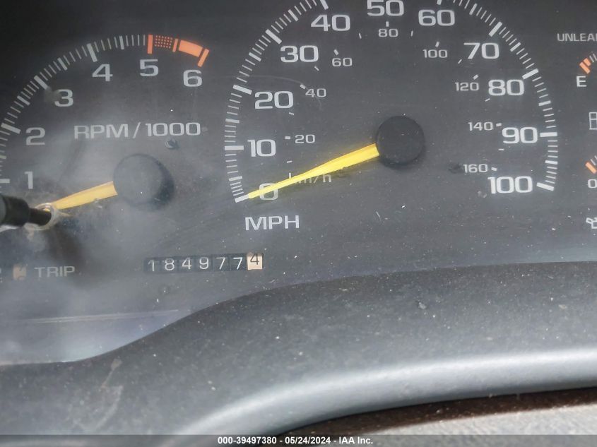 1997 Chevrolet C2500 Hd Fleetside VIN: 1GCGC29R6VE165046 Lot: 39497380