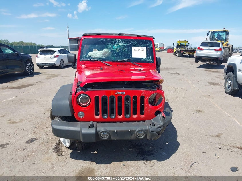 2014 JEEP WRANGLER UNLIMITED SPORT - 1C4BJWDG7EL194662