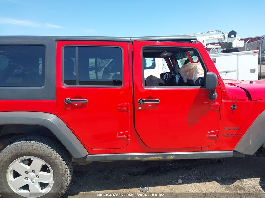 2014 JEEP WRANGLER UNLIMITED SPORT - 1C4BJWDG7EL194662