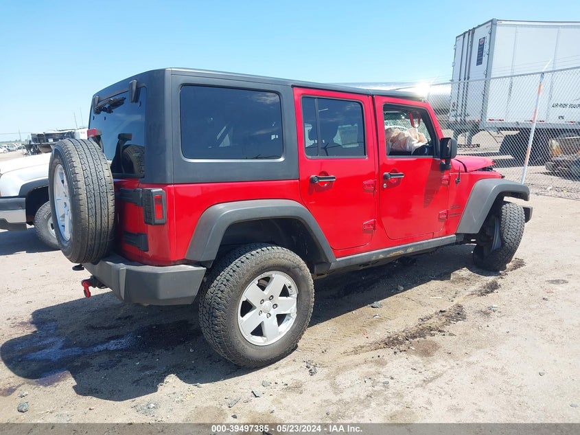 2014 JEEP WRANGLER UNLIMITED SPORT - 1C4BJWDG7EL194662