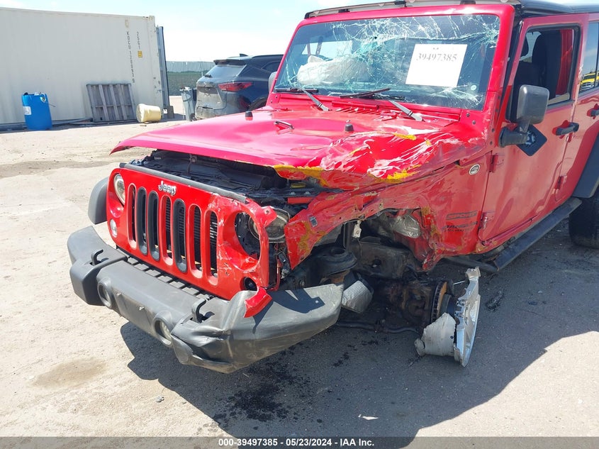 2014 JEEP WRANGLER UNLIMITED SPORT - 1C4BJWDG7EL194662