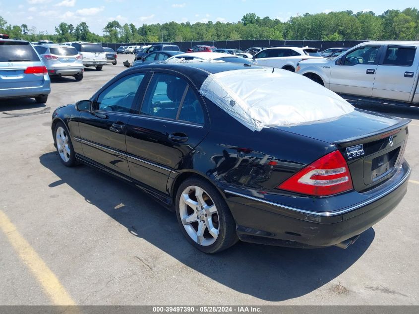 2007 Mercedes-Benz C 230 Sport VIN: WDBRF52H27F909742 Lot: 39497390