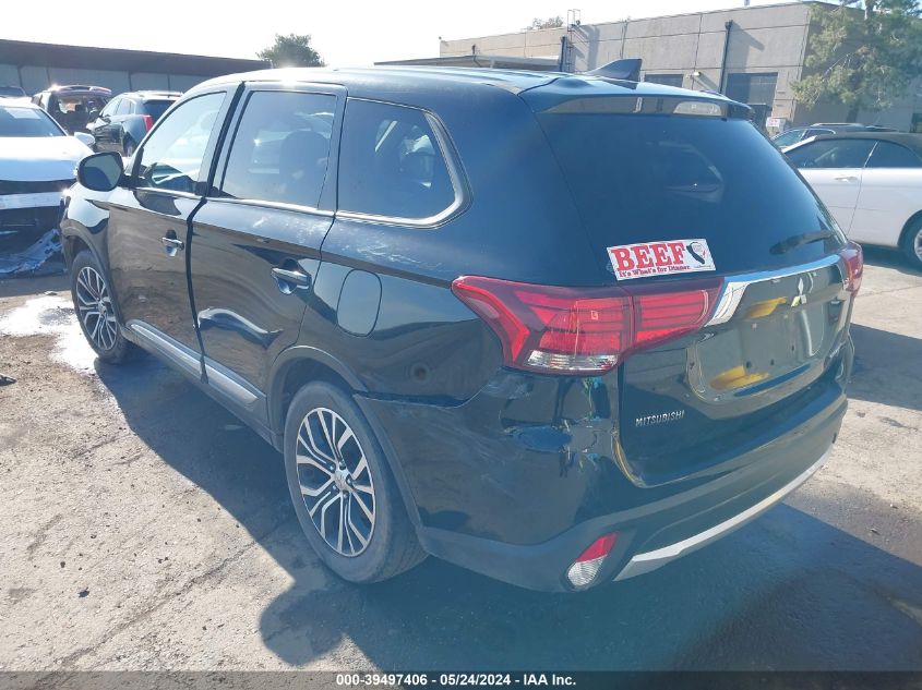 2018 Mitsubishi Outlander Se/Sel/Le VIN: JA4AD3A37JJ004149 Lot: 39497406