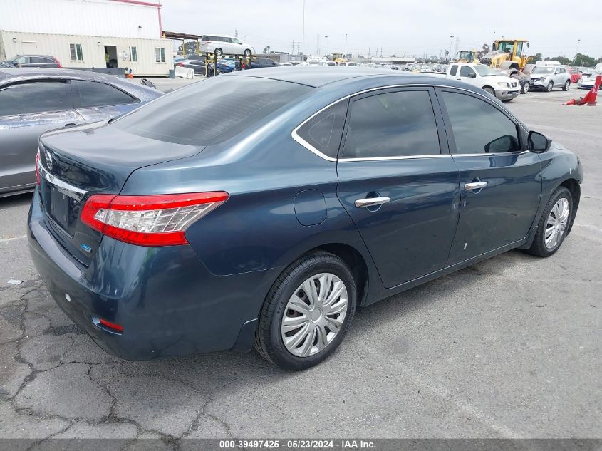 2013 Nissan Sentra S VIN: 3N1AB7AP2DL789847 Lot: 39497425