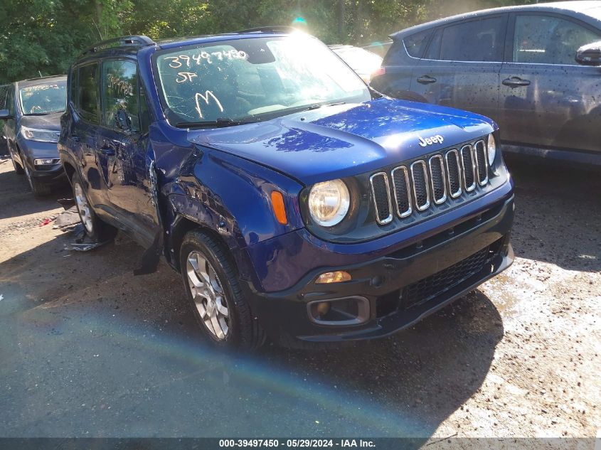 2017 Jeep Renegade Latitude Fwd VIN: ZACCJABB4HPE79205 Lot: 39497450