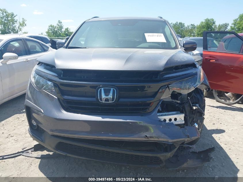 2022 Honda Pilot Awd Special Edition VIN: 5FNYF6H2XNB094018 Lot: 39497495