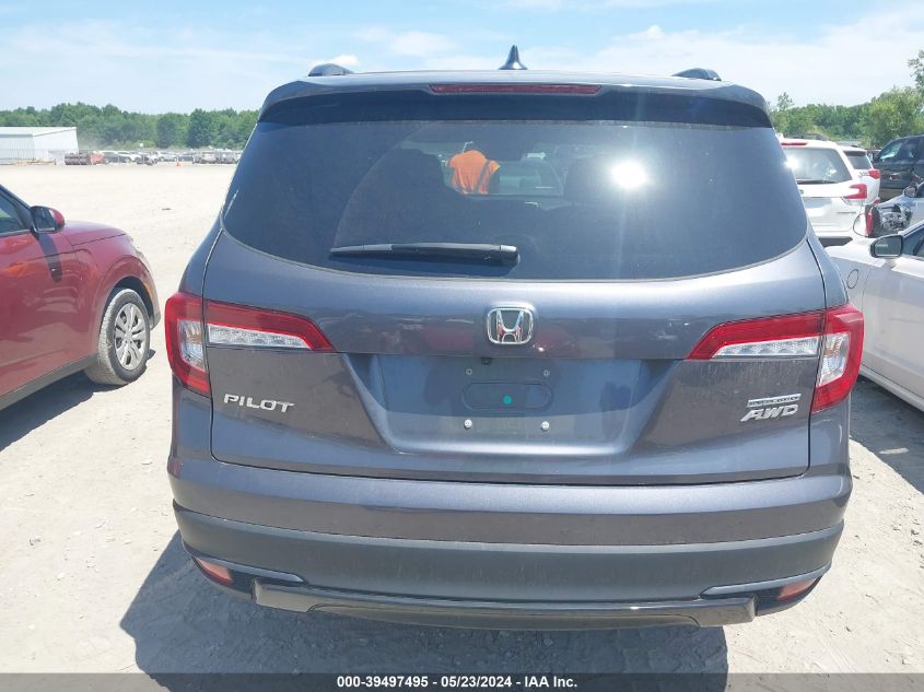 2022 Honda Pilot Awd Special Edition VIN: 5FNYF6H2XNB094018 Lot: 39497495