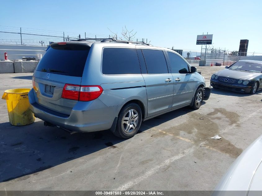 2007 Honda Odyssey Ex-L VIN: 5FNRL38647B005724 Lot: 39497503