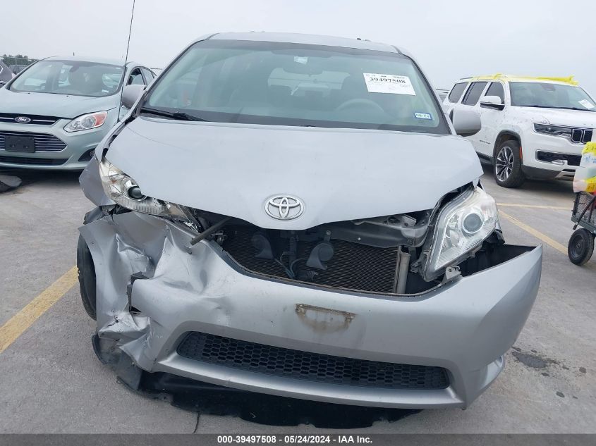 2013 Toyota Sienna Le V6 8 Passenger VIN: 5TDKK3DC6DS395278 Lot: 39497508