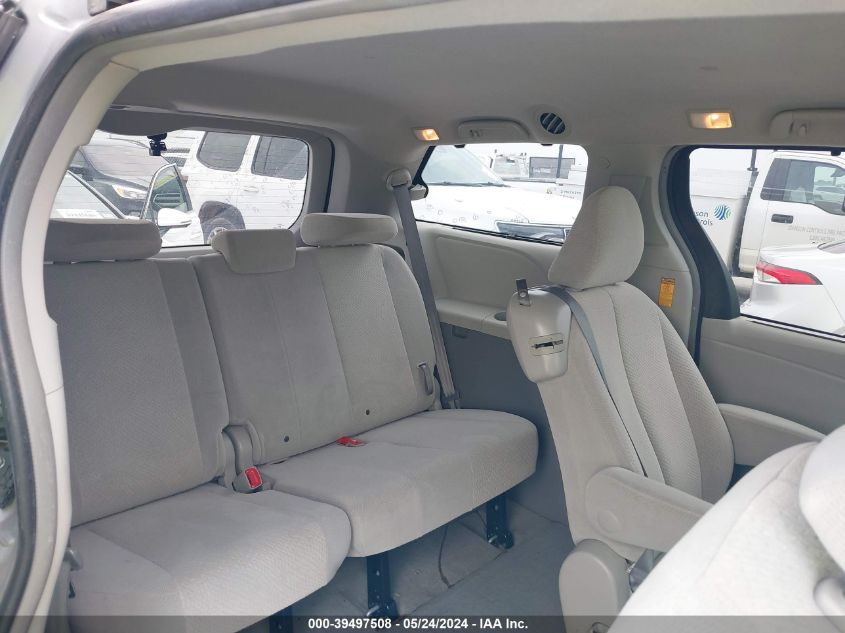 2013 Toyota Sienna Le V6 8 Passenger VIN: 5TDKK3DC6DS395278 Lot: 39497508