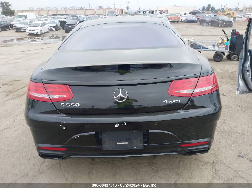 2016 Mercedes-Benz S 550 4Matic VIN: WDDXJ8FB6GA017351 Lot: 39497513