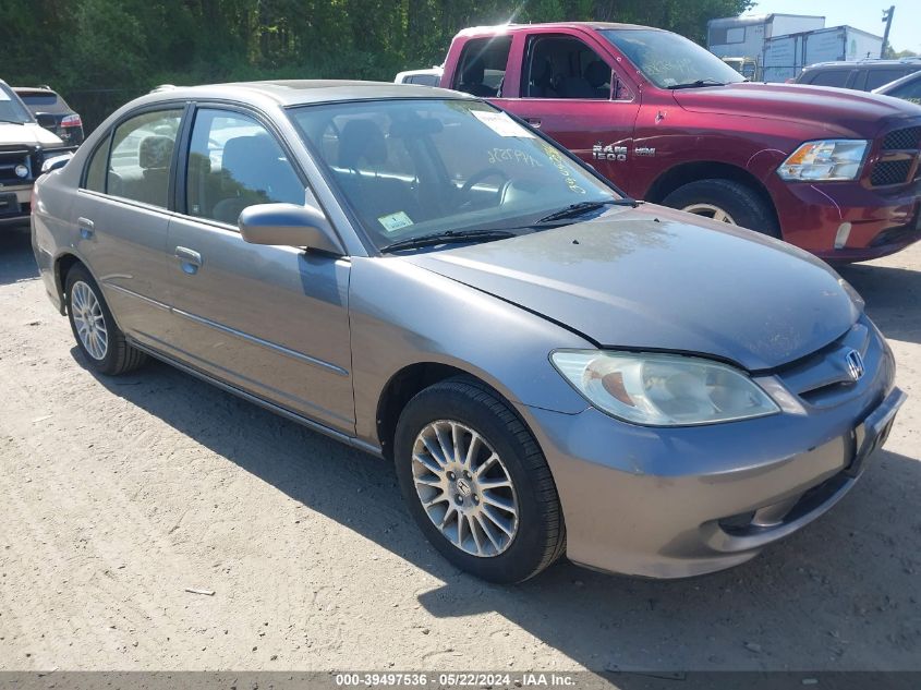 2005 Honda Civic Ex VIN: 2HGES26715H594781 Lot: 39497536