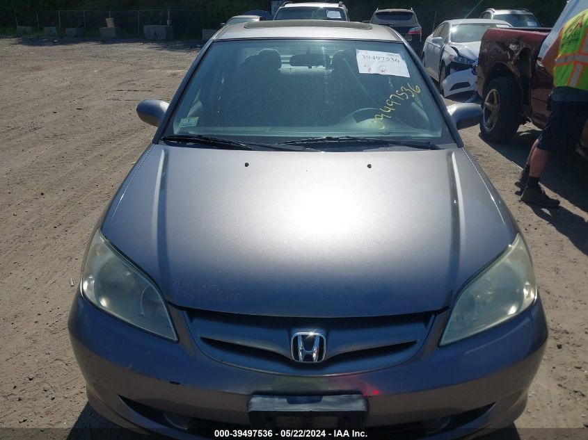 2005 Honda Civic Ex VIN: 2HGES26715H594781 Lot: 39497536