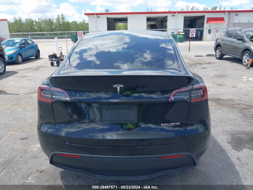 2023 Tesla Model Y Awd/Performance Dual Motor All-Wheel Drive VIN: 7SAYGDEF1PF761573 Lot: 39497571