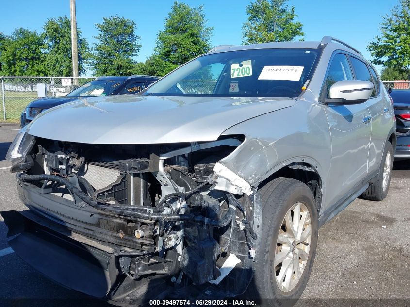 2019 Nissan Rogue Sv VIN: JN8AT2MVXKW393636 Lot: 39497574