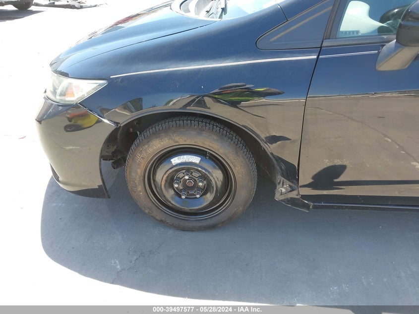 2014 Honda Civic Lx VIN: 19XFB2F53EE254805 Lot: 39497577