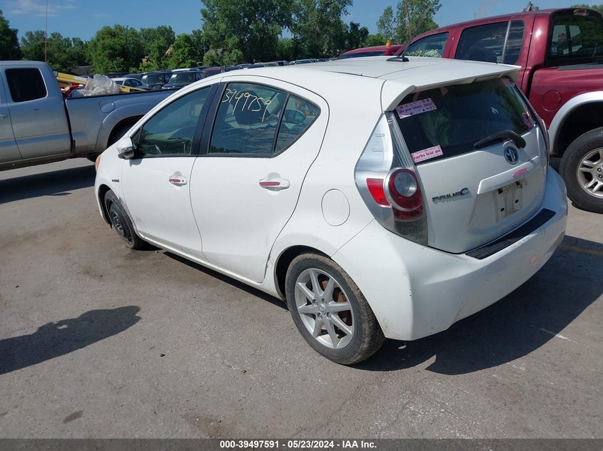 2012 Toyota Prius C Three VIN: JTDKDTB38C1024194 Lot: 39497591