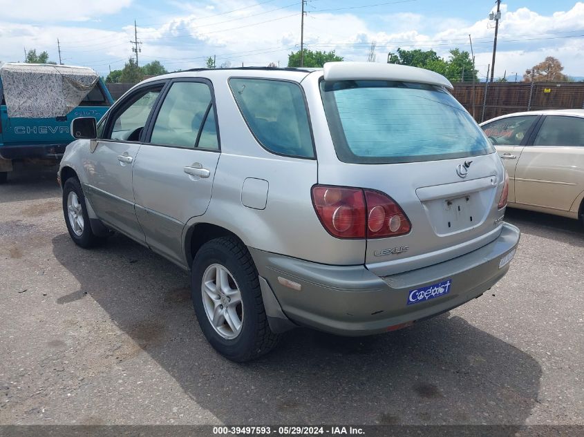 1999 Lexus Rx 300 VIN: JT6HF10U3X0084925 Lot: 39497593