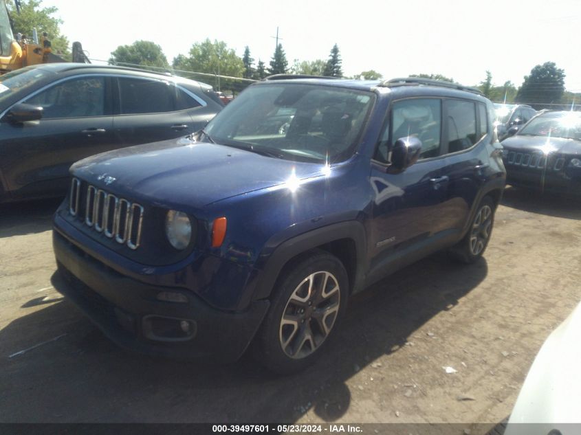 2018 Jeep Renegade Latitude Fwd VIN: ZACCJABB0JPH33756 Lot: 39497601