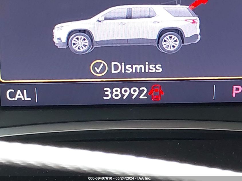 2022 Chevrolet Traverse Fwd Lt Cloth VIN: 1GNERGKW6NJ115121 Lot: 39497610