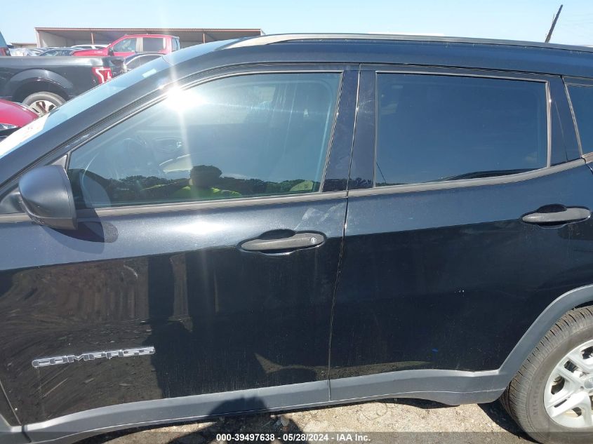 2018 Jeep Compass Sport Fwd VIN: 3C4NJCAB8JT227140 Lot: 39497638