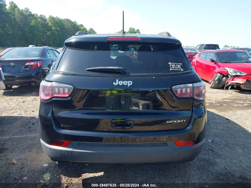 2018 Jeep Compass Sport Fwd VIN: 3C4NJCAB8JT227140 Lot: 39497638