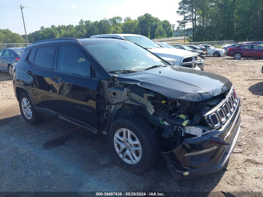VIN 3C4NJCAB8JT227140 2018 JEEP COMPASS SPORT FWD