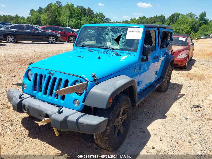 2017 Jeep Wrangler Unlimited Sport 4X4 VIN: 1C4BJWDG1HL704914 Lot: 39497661