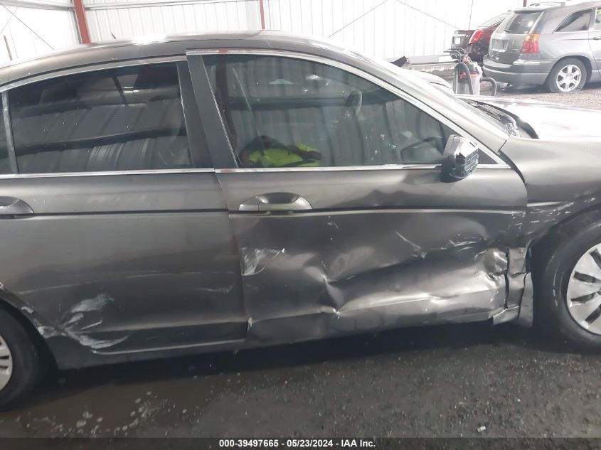 2010 Honda Accord 2.4 Lx VIN: 1HGCP2F3XAA076621 Lot: 39497665